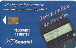 Senegal (Sonatel) - Présent. Numéro, 11 Units, (No CN.) Sample - Senegal