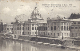 EXPOSITION INTERNAZIONALE DI TORINO 1911-PADIGLIONI DELLA FRANCIA SULLA RIVA DESTRA DEL PO  -CARTE ANIMEE - Tentoonstellingen