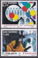 San Marino 2004 Venice Carnival MNH - Usados