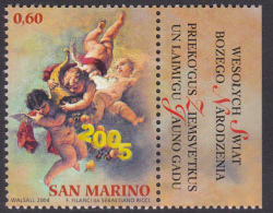 San Marino 2004 Welcome 2005 MNH - Gebraucht