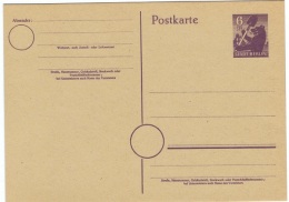 OURS-L1 - ALLEMAGNE BERLIN Entier Postal Carte Avec Ours Tenant Une Pelle Thème Reconstruction - Postkaarten - Ongebruikt