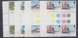 British Antarctic Territory 1991 Launch Of The RRS James Clark Ross 2x4v Gutter ** Mnh (29370) - Neufs