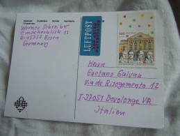 ECHECS - CHESS - SCHACH - Carte Joyeux -SCACCHI -Chess Correspondence -cartolina Di Gioco -GERMANIA -ITALIA 1999 N°27 - Chess