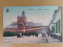 MESSINES - L'église 1916 Colorée - Messines - Mesen