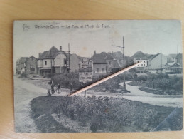 Delcampe - WESTENDE BAINS - Le Parc Et L'arrêt Du Tram - Westende