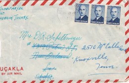 17731. Carta Aerea ISKENDERUN (Turquia) 1949. REEXPEDIDA - Storia Postale