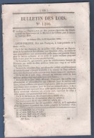 1845 BULLETIN DES LOIS - MARINE ET COLONIES 1844 1845 1846 - DEPENSES ALGERIE - PONT SUSPENDU SUR AIN CHATILLON 39 JURA - Décrets & Lois