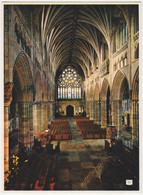 Walter Scott Postcard Exeter Cathedral, Devon. Nave Looking East. Unposted - Exeter