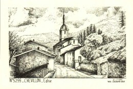 Carte Postale    (52)      CHEVILLON  -  Dessin Yves Ducourtioux  N° 5299 - Chevillon