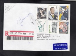 R-COVER / MACEDONIA ** - Lettres & Documents