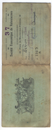 Société Economique De Valenciennes Chèques Postaux 1937 - Cheques & Traveler's Cheques