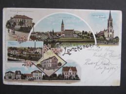 AK LEUTERSDORF B. GÖRLITZ Litho 1905  /// D*19985 - Görlitz