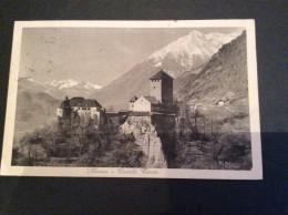 AK Italia Trentino-Alto A.MERANO MERAN CASTELLO TIROLO  CARTOLINA 1932 - Merano