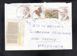 R-LETTER / MACEDONIA - Covers & Documents