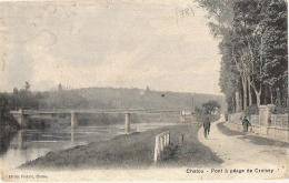 Colrisée Soucis Scan - CHATOU  Pont à Péage De Croissy - Pli Angle - Chatou