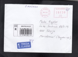 R-COVER / MACEDONIA ** - Cartas & Documentos