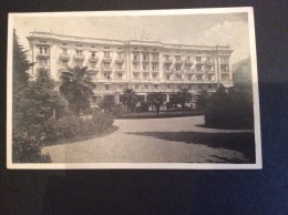 AK Italia Trentino-Alto A.MERANO MERAN HOTEL PALACE FOTOGRAFIA ,LEO BAEHRENDT,.CARTOLINA - Merano