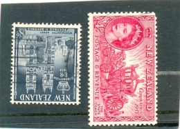 1953 NOUVELLE ZELANDE Y & T N° 320 - 321 ( O ) Les 2 Timbres - Used Stamps