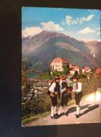 AK Italia Trentino-Alto A.MERANO MERAN FOTO SCHENNA  BURGGRÄFLER TRACHT  ,GRANDE FORMATO CARTOLINA 1968 - Merano