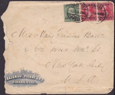 1899-H-189 CUBA US OCCUPATION. 1899. SOBRE COMERCIAL DE LA HABANA TO US - Briefe U. Dokumente
