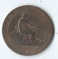 10 Centimos Gouvernement Provisoire 1870 - Münzen Der Provinzen