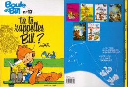 BOULE ET BILL N ° 17 " TU TE RAPPELLES BILL ?   "   DUPUIS   DE 1980  TBE - Boule Et Bill