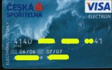 Czech Republic - Ceska Sporitelna - VISA - Tarjetas De Crédito (caducidad Min 10 Años)