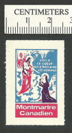 B31-07 CANADA Monmartre Canadien Religious Seal MH - Vignettes Locales Et Privées