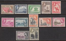 Gold Coast 1952-54 Full Set, Mint Mounted, Sc# , SG 153-164 - Goldküste (...-1957)