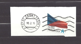 Czech Republic 2015 Gest ⊙ Mi 865 The Flag Of The Czech Republic. Die Flagge Der Tschechische.c.3 - Gebruikt