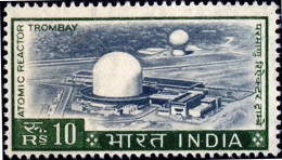 BHABHA ATOMIC REACTOR-TROMBAY-PRE DECIMAL-Rs 10-ERROR-PERFORATION SHIFT-INDIA-MNH-B9-334 - Unused Stamps