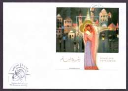 2001 Palestinian Peace For Bethlehem Souvenir Sheets F.D.C       (Or Best Offer) - Palestine