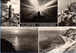 Hiddensee Kloster - S/w Mehrbildkarte 5 - Hiddensee