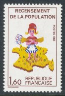 Yvert 202b Recensement Sans Couleur Verte Pas De 7 Sur La Corse Pas De 4 Sur Nantes MNH  ** TTB - Unused Stamps