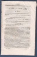 1845 BULLETIN DES LOIS - BREVETS D'INVENTIONS - CESSIONS DE BREVETS - ANNULATIONS DE BREVETS - ROUTES - Décrets & Lois