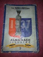 Almanach 1937  Avion Paquebot Tel Aviv Flotte Israélite à Haifa Train Ligne De Chemin De Fer Trolley Métro Cristallerie - Grand Format : 1921-40