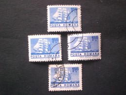 STAMPS ROMANIA 1967 MEZZI DI TRASPORTO ERROR TIPOGRAFICO - Varietà & Curiosità