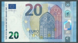 € 20 SPAIN  VA V001 G3  DRAGHI  UNC - 20 Euro