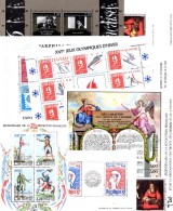 Postmuseum 7 Blocks Frankreich Bl.5 6 7 8 9 12 I/66+1552 ** 83€ Kino Bloques Sport Blocs Art M/s Topics Sheets Bf FRANCE - Collectors