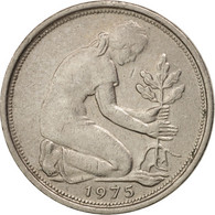 Monnaie, République Fédérale Allemande, 50 Pfennig, 1975, Munich, TTB+ - 50 Pfennig