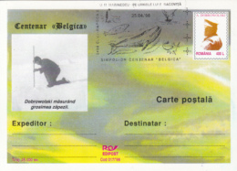 BELGICA ANTARCTIC EXPEDITION, SHIP, WHALE, A. DOBROWOLSKI, PC STATIONERY, ENTIER POSTAL, 1998, ROMANIA - Antarctische Expedities