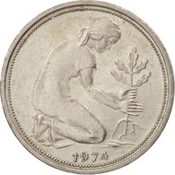 Monnaie, République Fédérale Allemande, 50 Pfennig, 1974, Karlsruhe, SUP - 50 Pfennig