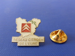 Pin´s Citroen - Réseau De L'Eure - Contour De Département - 27 - Logo (JC10) - Citroën