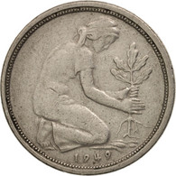 Monnaie, République Fédérale Allemande, 50 Pfennig, 1949, Hamburg, TTB - 50 Pfennig