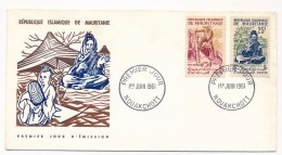 MAURITANIE => Enveloppe FDC => Puits Pastoral / Danse Assise - 1er Juin 1961 - Nouakchott - Mauritania (1960-...)