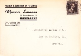 HARELBEKE M. LANNEAU - WIJNEN & LIKEUREN - 1954 / LIQUEURS - Wein & Alkohol