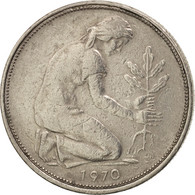Monnaie, République Fédérale Allemande, 50 Pfennig, 1970, Stuttgart, TTB - 50 Pfennig