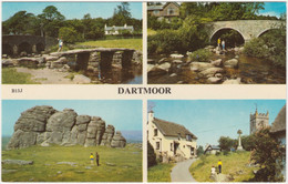 Dartmoor Multiview. Haytor Rocks, Postbridge. Unposted - Dartmoor