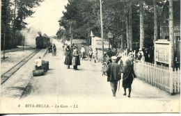 N°189 E - Cpa Riva Bella -la Gare- - Gares - Avec Trains