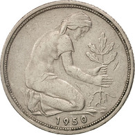 Monnaie, République Fédérale Allemande, 50 Pfennig, 1950, Munich, TTB - 50 Pfennig